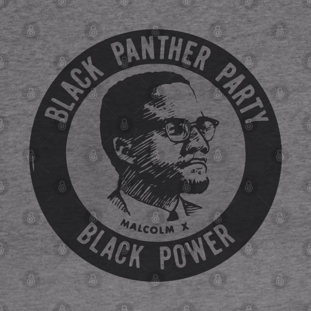 Black Panther Party :: Black Power Malcolm X Tribute by darklordpug